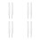 8Pcs Saxophone Clarinet Maintenance Kit Soft Cleaning Brushes White 7