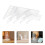 4Pcs Clear Plastic Finger Skate Stand Space Saving Skateboard Storage 11