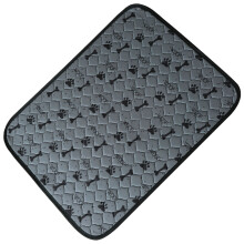 Grey Durable Waterproof Pet Pee Pads Breathable Cotton Dog Mat
