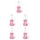 5Sets Toy Violin with Realistic Design and Lights 9