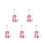 5Sets Toy Violin with Realistic Design and Lights 5