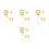 16Pcs Large Foam Lollipop Candy Props Multi Decorations 6