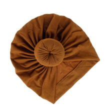 Beanie Knitted Cotton Doughnut Hat for