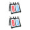 2Pcs Foldable Competition Scoreboard Practical PVC Steel Score Keeper 8
