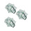 3Pcs Lightweight Green Nylon Foldable Shrimp Net Portable Fish Trap 8