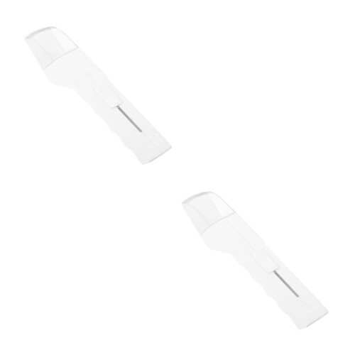 2Pcs Portable White ABS Fly Catchers with Observation Window Handheld 2