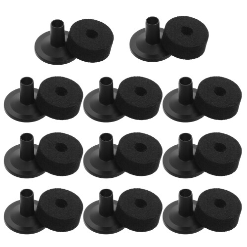5Sets DIY Plastic Felt Cymbal Sleeve Kit for Drum Stand Accessories 1