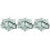 3Pcs Lightweight Green Nylon Foldable Shrimp Net Portable Fish Trap 6