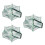 3Pcs Lightweight Green Nylon Foldable Shrimp Net Portable Fish Trap 7