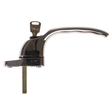 (Polished Brass Finish YWHLCK40N-PB, Polished Chrome) Yale Locks Pvcu Window Handle
