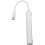 4Pcs Silver USB C to USB Hub Aluminum Multi-Port Charger for Computers 1