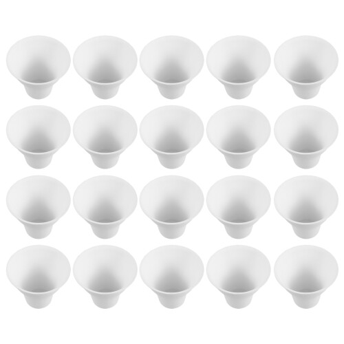 20Pcs White Paper Dessert Containers Portion Cups for Party