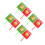 8Pcs Reusable Voting Paddles Assorted Colors for Educational Training 10