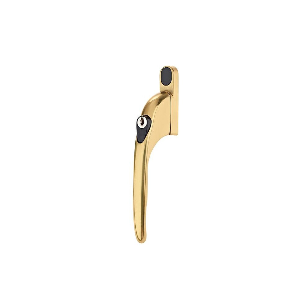 (Polished Brass Finish Ywhlck40n-Pb, Polished Brass) Yale Locks Pvcu Window Handle 5063750550961