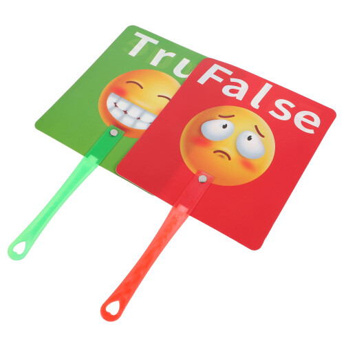 8Pcs Reusable Voting Paddles Assorted Colors for Educational Training 2