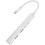 4Pcs Silver USB C to USB Hub Aluminum Multi-Port Charger for Computers 2