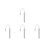 4Pcs Silver USB C to USB Hub Aluminum Multi-Port Charger for Computers 5