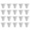 20Pcs White Paper Dessert Containers Portion Cups for Party 8