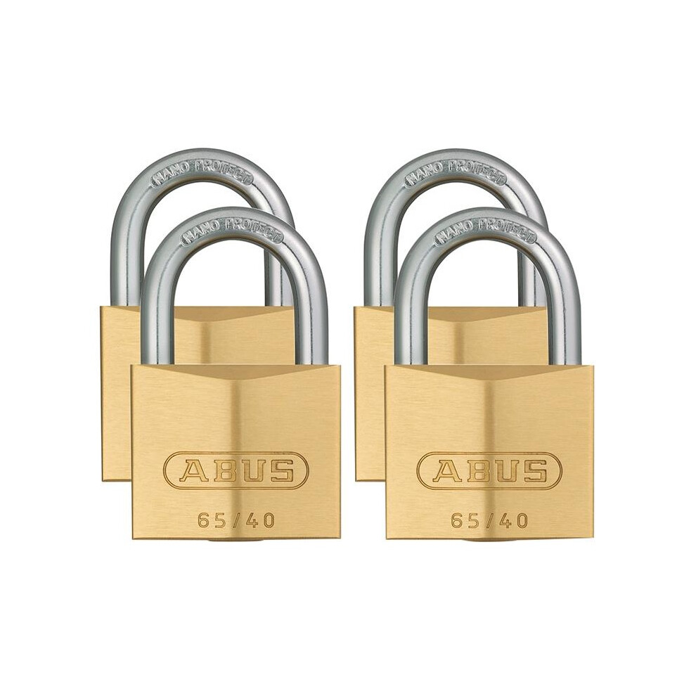 Abus Mechanical 65 Series Brass Padlock W - Multi Colour - Image 3
