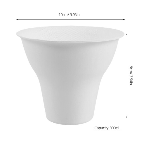 20Pcs White Paper Dessert Containers Portion Cups for Party 2