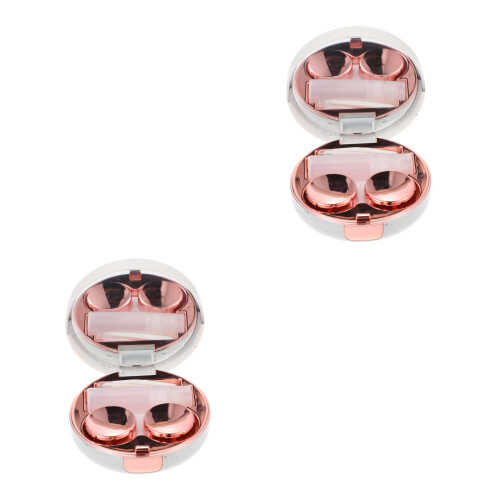 2Sets Contactlenzen Reisset Plastic Met Multifunctioneel Ontwerp 2