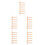 5Pcs Space-Saving Beige Cat Climbing Ladder Wall Mounted Wooden Frame 9
