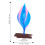 1St Vis Tank Decor Simulator Blad Aquarium Ornament 2