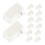 120Pcs Mini Transparent Plastic Clips Self-Adhesive for Id Cards 3