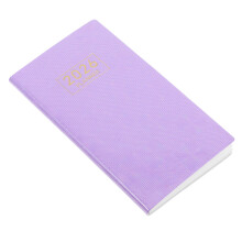 3St Stevige Planner Boek A6, Paars, PU Kaft, Week- En Maandorganisatie
