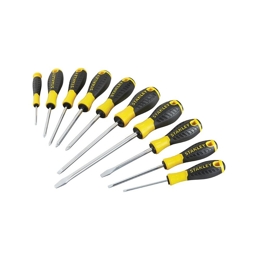 Stanley Hand Tools 0-60-211 Essential Screwdriver Set, 10 Piece 5063750509877