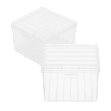 6St Transparante Nagelborstelhouder Met Schraper Voor Nail Art Tools