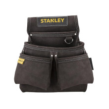 Stanley Hand Tools Stst1-80116 Leather Double Nail Pocket Pouch