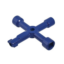 Faithfull 4-way Services Utility Meter Key