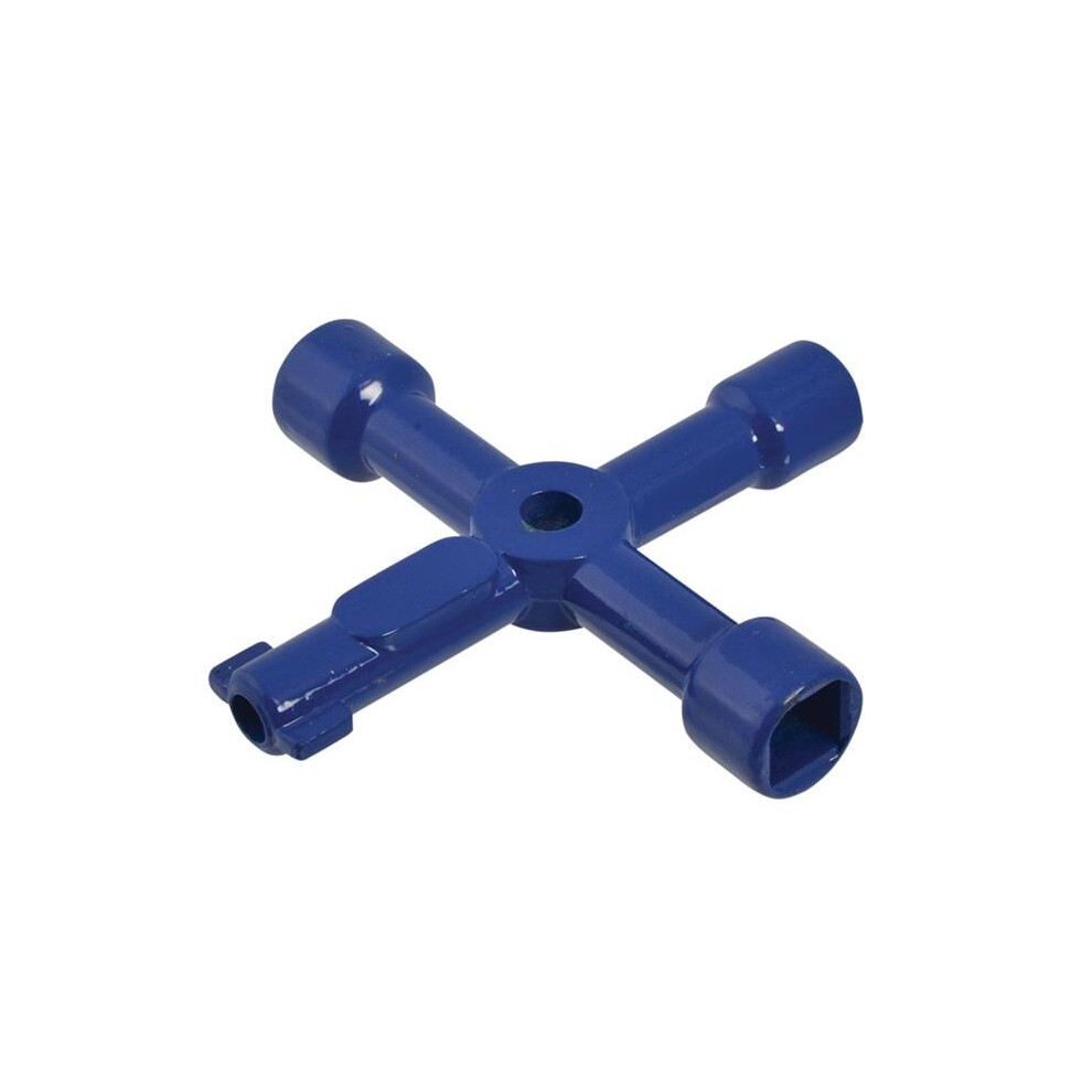 Faithfull 4-Way Services Utility Meter Key