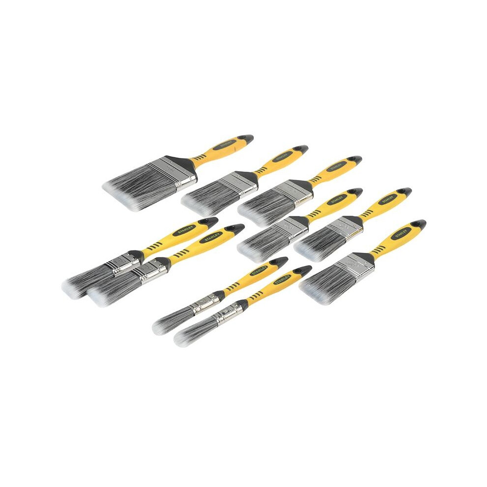 Stanley Hand Tools Loss Free Synthetic Brush Set, 10 Piece 5063750514215