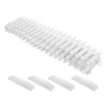 15St Miniatuur Wit Hek Voor Poppenhuis En Tuinaccessoires