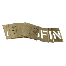 Stencils Brass Interlocking Stencil