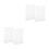 4St Multifunctionele Transparante Acryl Menuhouder Voor 8