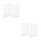 4St Multifunctionele Transparante Acryl Menuhouder Voor 7