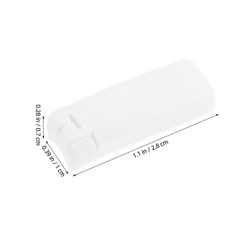 12Sets White Plastic Vertical Blind Stem Replacement For Window Carrier 1