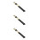 6St Zwarte Drum Brushes Drumsticks Voor Jonge Drummers 6