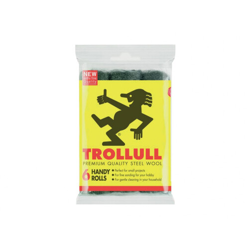 Trollull Handy Rolls Fine Steel Wool (pack 6)