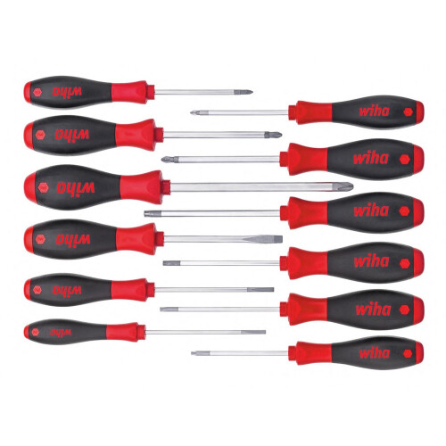 Wiha Wiha Softfinish Screwdriver Set, 12 Piece