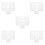5Sets Wit Kunstenaars Ruit Viewfinder Snede Liniaal 6