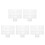 5Sets Wit Kunstenaars Ruit Viewfinder Snede Liniaal 5