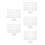 5Sets Wit Kunstenaars Ruit Viewfinder Snede Liniaal 4