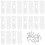 12Sets White Plastic Vertical Blind Stem Replacement For Window Carrier 7