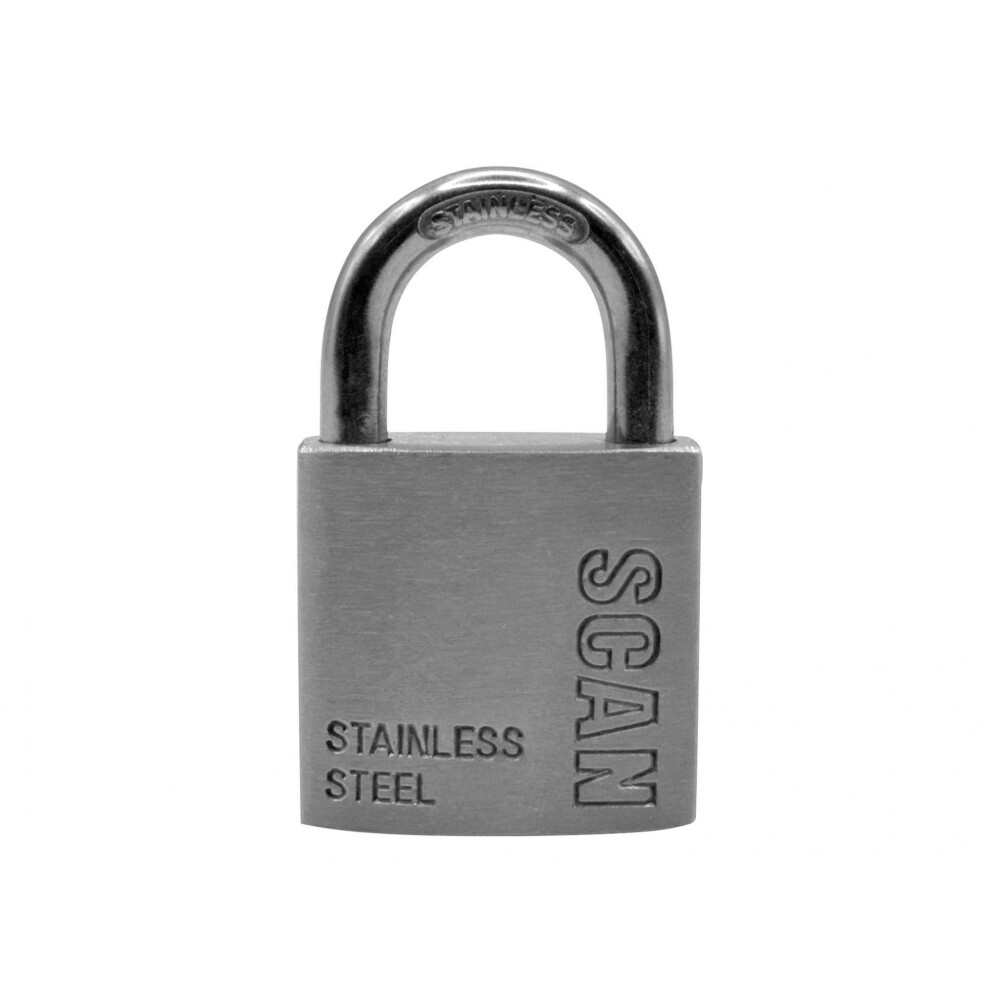 Scan Stainless Steel Padlock 5063750504452
