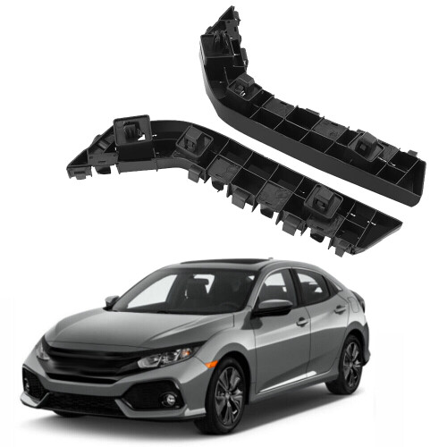 For 2016-2021   Front Bumper Bracket Retainer Mount Support 1 Pair LH RH 2