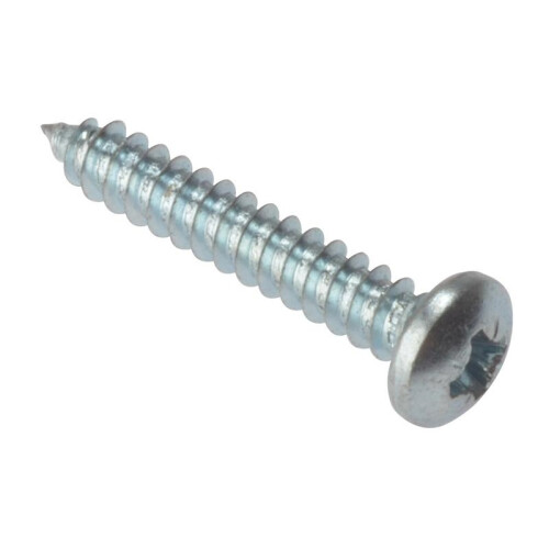 Forgefix Forgefix Self-tapping Screws, Pozi, Pan Head, Zp